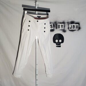Tommy Hilfiger Sailor Style Slim Ankle Pants Sz 0